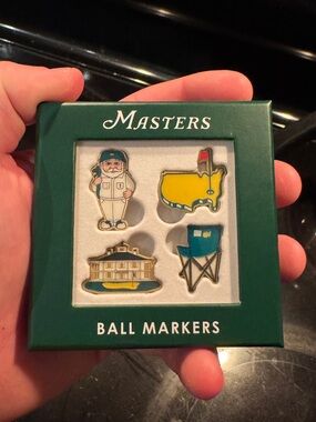 NEW- Masters Tournament Golf Ball Markers Set of Four 4- Augusta National
